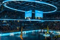 Handball match with viewers in of SAP Arena