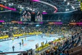 Handball match with viewers in of SAP Arena