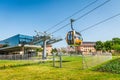 Mannheim, Germany: Ropeway connecting parks during federal horticulture and garden shows