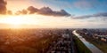 Mannheim Ludwigshafen Skyline Royalty Free Stock Photo