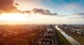 Mannheim Ludwigshafen Skyline Royalty Free Stock Photo