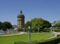 Mannheim park downtown Royalty Free Stock Photo