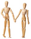 Mannikin couple Royalty Free Stock Photo