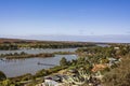 The view of Murray River from the lookout point of Mannum in South Australia, Australia.