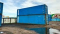 Manokwari, April 5 2023, container shelter at Manokwari port