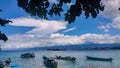 Manokwari, April 29 2023, fishing vessels and cargo ships in the Manokwari sea