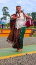 Manokwari, August 17, 2022, Fashion Show Competition for traditional clothes from various regions in Indonesia.