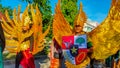 Manokwari, February 3 2024, cultural parade commemorating the day of preaching the Gospel in Papua Royalty Free Stock Photo