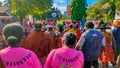 Manokwari, February 3 2024, cultural parade commemorating the day of preaching the Gospel in Papua Royalty Free Stock Photo