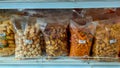 Manokwari, February 1 2024 Various flavors and types of crackers sold in one of the shops in Manokwari
