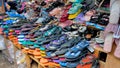 Manokwari, February 13 2023, Various Flip Flops for Sale at Wosi Traditional Market, Manokwari