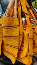 Manokwari, 7 June 2023, Knitting Noken Bag by Papuan Children