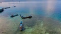 Manokwari, November 18 2023, local fishing boats ready to go to sea