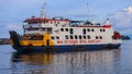 Manokwari, August 5, 2022, Ship activity at the port of Manokwari, West Papua.