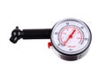 Manometer for measuring tire pressure Royalty Free Stock Photo