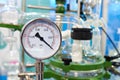 Manometer pressure gauge Royalty Free Stock Photo