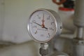 Manometer showing pressure Royalty Free Stock Photo