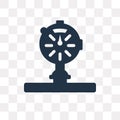Manometer vector icon isolated on transparent background, Manometer transparency concept can be used web and mobile
