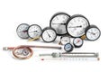 Manometers for measurement of pressure Royalty Free Stock Photo