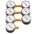 Manometers for pressure measurement Royalty Free Stock Photo
