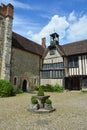 English Manor House courtyard. Igtham ,Kent Royalty Free Stock Photo