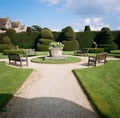 Manor House Gardens in Warwickshire, England
