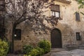 manor house in the medieval town of pals on the costa brava Royalty Free Stock Photo
