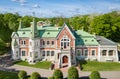 Manor of the Kozel-Poklevsky. The palace and park complex in the agricultural town of Red Beach. Belarus