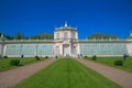 Manor of Kuskovo, Moscow, Russia. Park Kuskovo - The estate of Count Sheremetev. Architectural and artistic ensemble of the XVIII