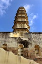 Manora fort tower with battlement and window. Royalty Free Stock Photo