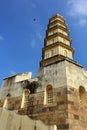 Manora fort tower with battlement and window. Royalty Free Stock Photo