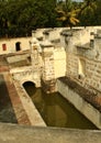 The Manora fort trench with battlement. Royalty Free Stock Photo