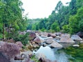 Manora waterfall at patthalung Thailand