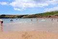 Beach at low tide, Manormier,South Wales, UK.