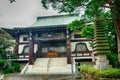 Manpuku Buddhist temple, Tokyo, Japan Royalty Free Stock Photo