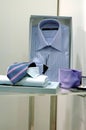 Mans shirts and necktie Royalty Free Stock Photo
