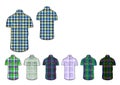 Mans slim fit casual check shirt design for cotton and blended yarn