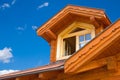 Mansard window Royalty Free Stock Photo