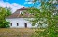 The mansion behind the bloom, Mamajeva Sloboda Cossack Village, Kyiv, Ukraine