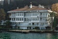 Mansion on Bosporus, Istanbul, Turkey Royalty Free Stock Photo