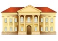 Mansion with columns vector