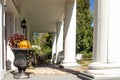 Mansion front porch Royalty Free Stock Photo