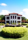 Mansion house landscaping - Istana Kampong Glam Royalty Free Stock Photo