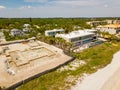 Mansion under construction on Vero Beach Royalty Free Stock Photo