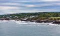 Mansions Along Maine Coast Royalty Free Stock Photo