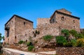 Mansions in Old Kardamili, Mani, Greece Royalty Free Stock Photo