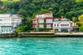 Mansions and villas in the Bosphorus. Istanbul, Turkey Royalty Free Stock Photo