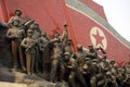 Mansudae Monument, Pyongyang, North-Korea Royalty Free Stock Photo