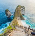 Manta Bay or Kelingking Beach on Nusa Penida Island, Bali, Indonesia