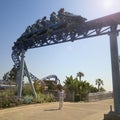 A Manta Roller Coaster Ride, SeaWorld, San Diego